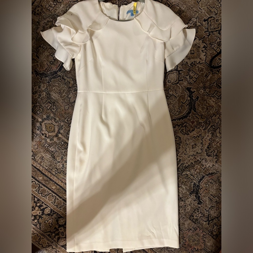Antonio Melani White Midi Dress